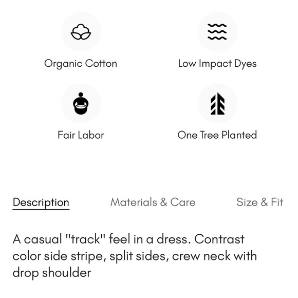 NWOT (Yes And) Dress too long for me with side slits - Picture 7 of 10